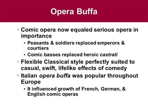 How Did Comic Opera Differ from Opera Seria: A Comparative Analysis