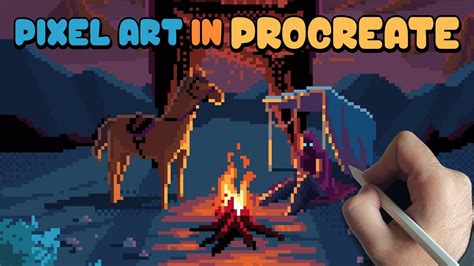 how to do pixel art in procreate and explore the history of video games