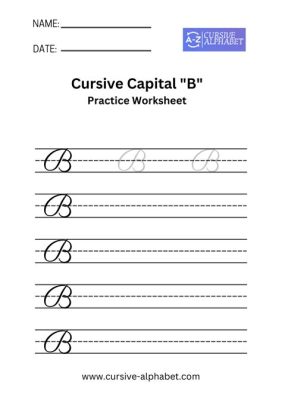 how to write a cursive capital B: exploring the art of writing in a flowing style