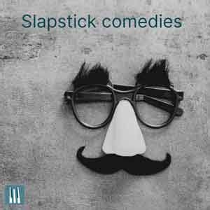 which music would be used during a slapstick comedy sketch in a movie? It's essential to choose the right tempo and melody that complements the chaotic yet humorous scene.